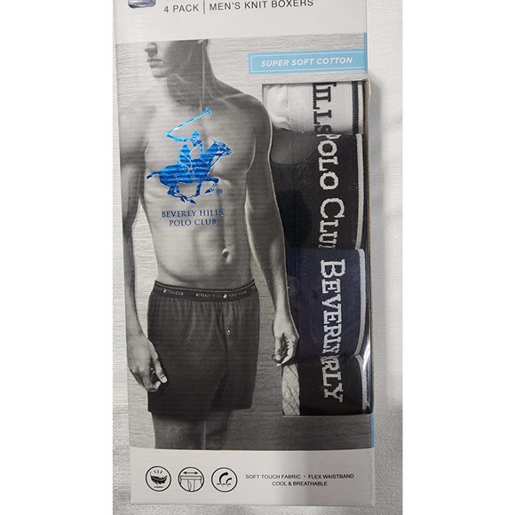 Beverley hills polo club men's knit boxer XXL - Picture 6 of 6